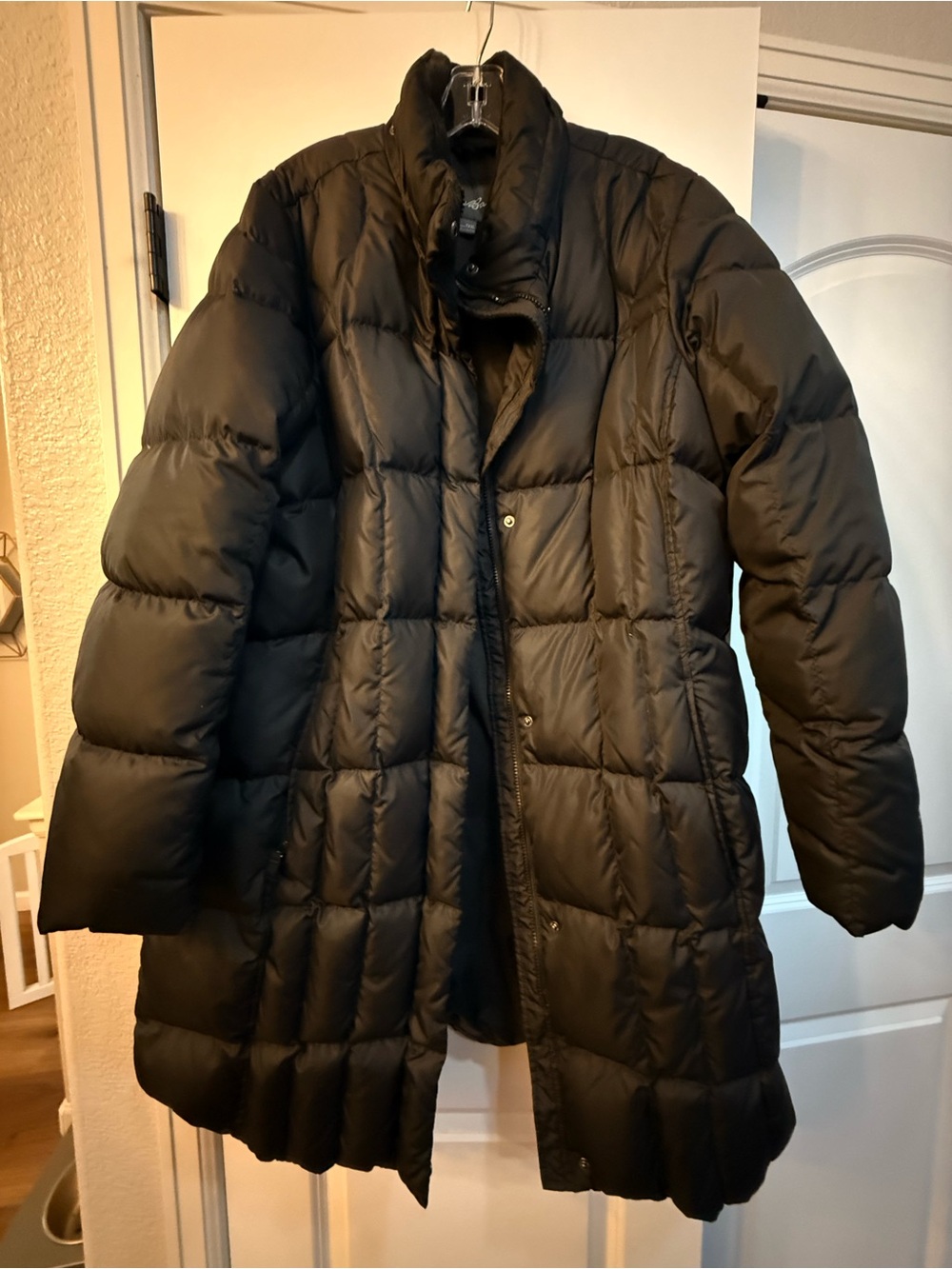 Eddie Bauer Women’s TXXL Tall Black Long Down Puffer Coat Parka